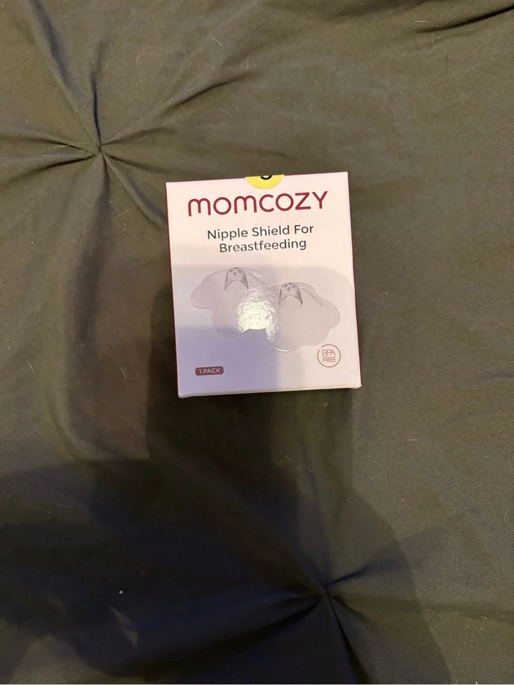 Momcozy Pink Nipple Shield for Breastfeeding - 1 Pack